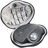 Pomya Hard Travel Case for LogitechMX, Carrying Mouse Case for LogitechMX Advanced Wirelesss Trackball Gaming Mouse Replacement, Hard EVA Shockproof Water Proof