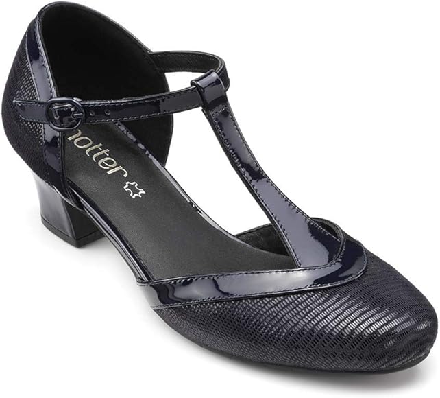 hotter navy court shoes