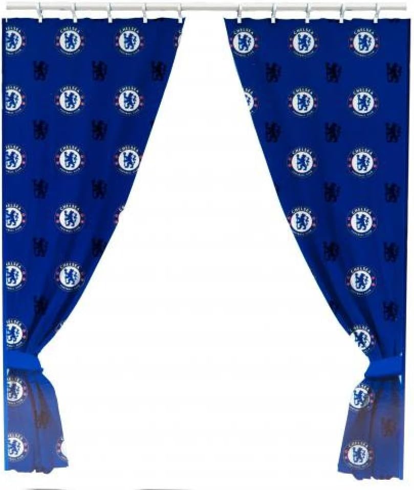 Chelsea FC Official Football Gift Curtains - A Great Christmas/Birthday Gift Idea For Men And Boys