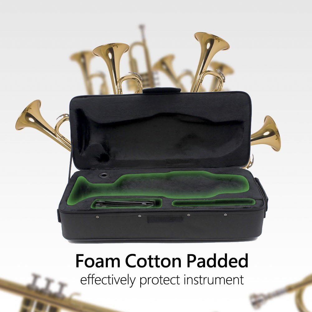 Brass Instruments 600D WaterResistant Trumpet Bag Box Foam Cotton