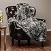 Chanasya Premium Wolf Faux Long Fur Throw Blanket - Soft, Fuzzy Throw Blanket - for Bed or Couch - 50
