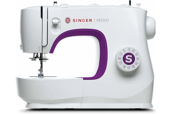 SINGER M3500 Lightweight & Portable Sewing Machine with Accessory Kit | 110 Stitch Applications, LED Light & 1-step Buttonhol