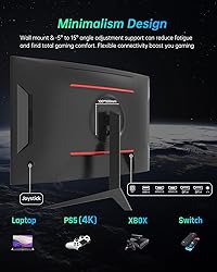 KTC 27 inch Gaming Monitor, 1440P Curved