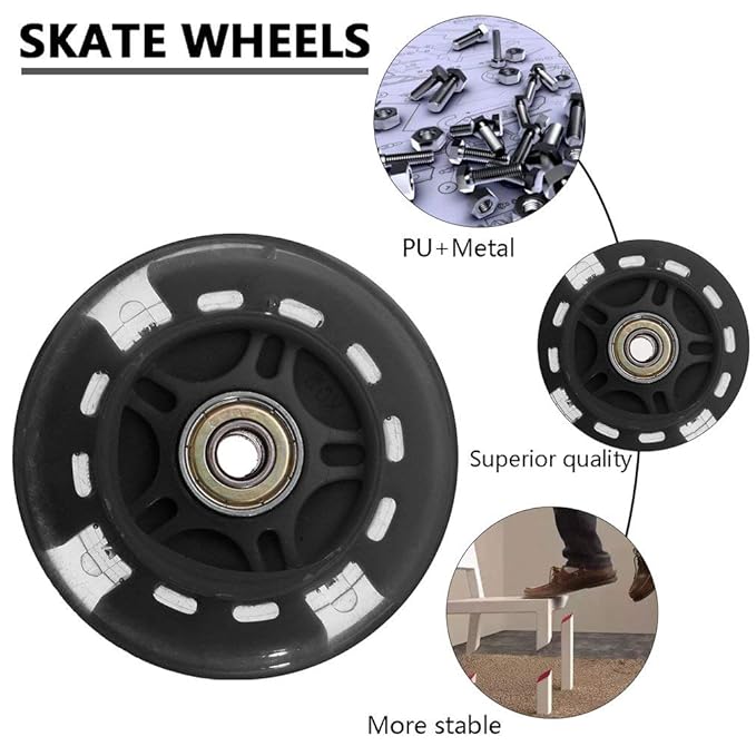 Loppers Patio, Lawn \u0026 Garden CHERIST 80Mm Led Flash Wheel Mini Or Maxi Micro Scooter Flashing Lights Back Rear ABEC-7