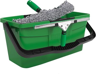 Unger AK013 Window Cleaning Kit 3‑in‑1 Starter Set with Squeegee, Washer &