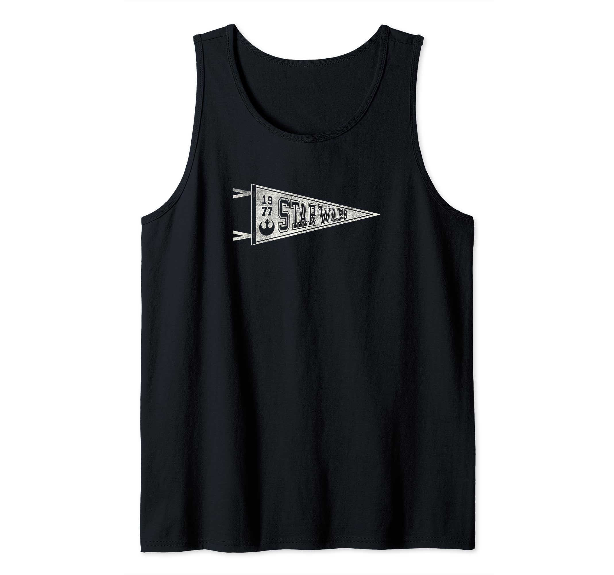 Star Wars 1977 Rebel Star Wars College Banner Tank Top