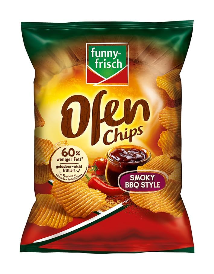 ff Ofen Chips Smoky BBQ Style 125g (sinlge)