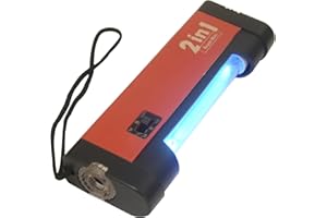 Handheld 5W 254nm UVC Tube Light Stamp Minerals Phosphor Detector 253.7nm Shortwave UV Lab Blacklight Lamp Portable Fluoresce