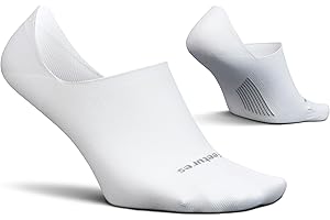 Feetures Elite Ultra Light Invisible Socks - Anti-Slip Sport Sock Liner with Targeted Compression