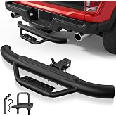 Auto Dynasty 36" Tow Hitch Step for 2" Receiver, Anti-Slip Bumper Guard | Universal 2-Stage Tow Hitch Step For 2" Receiver, Non-Slip Bumper Guard Stabilizer, Truck SUV Trailer, Powdercoated Steel