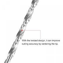 uxcell HSS(High Speed Steel) Extra Long Twist Drill