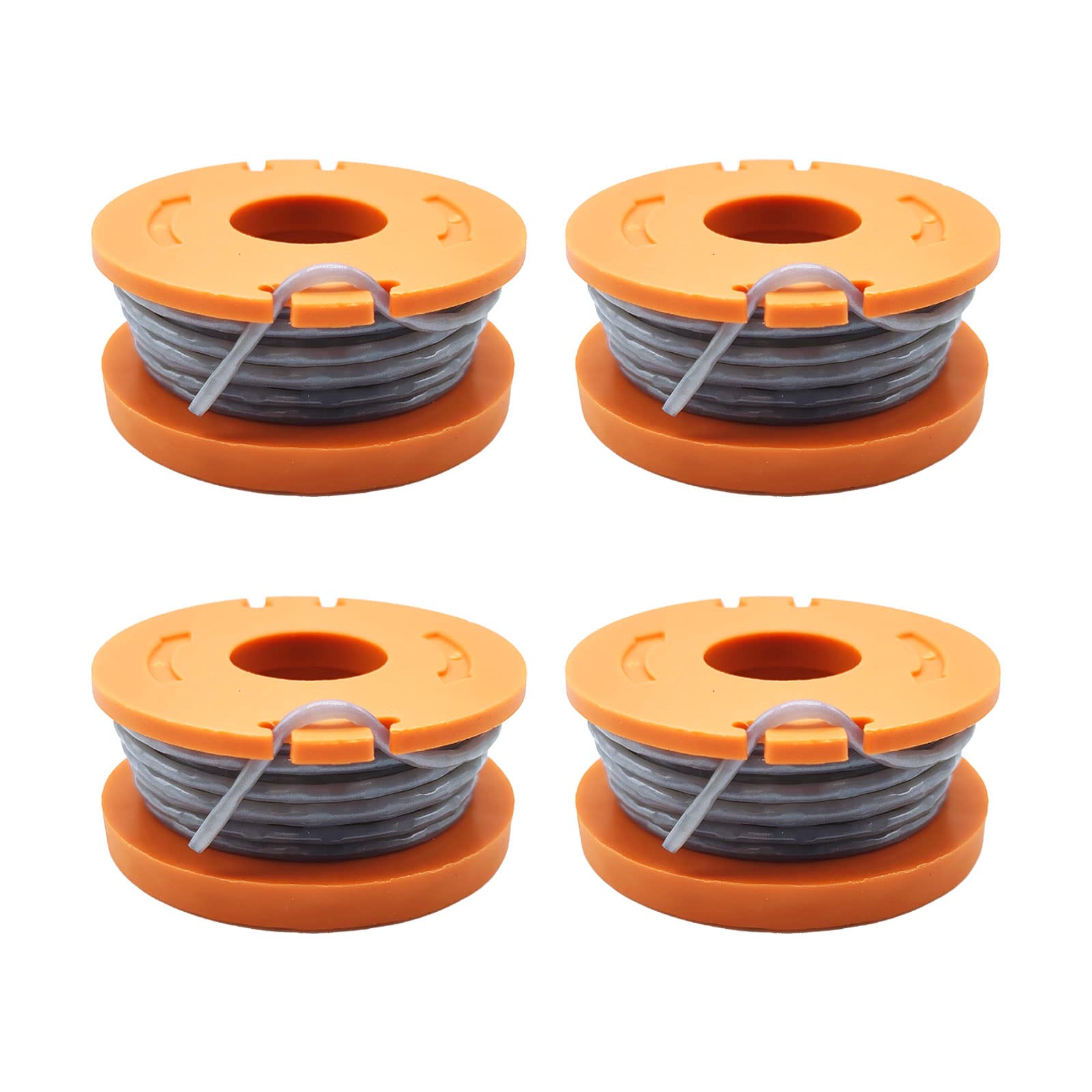 CDIYTOOL Strimmer Spool Compatible with Mac Allister MGTP18Li Trimmer Line,1.65mm Auto Feed Grass Trimmer Spool Line (4 spools)