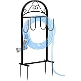 Freexployer Garden Hose Holder,Freestanding Hose Holder for 100FT Hoses,Sturdy Outdoor Water Hose Holders, Outside Hose Stand