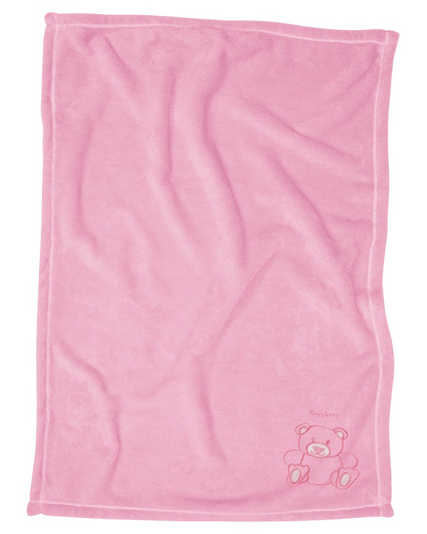 Playshoes 75 Xx 100cm Soft Embroidered Fleece Blanket (Pink) — image 1