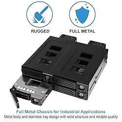 Kingwin U.2/U.3 NVMe Mobile Rack Cage with SlimSAS