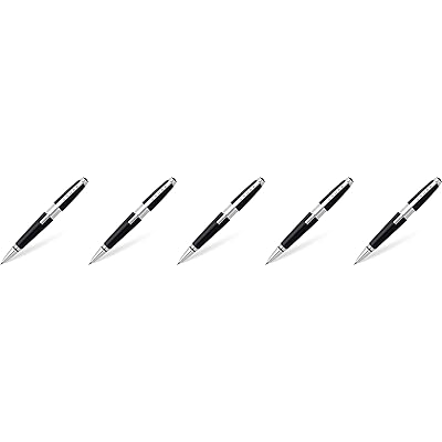 Cross Edge Jet Black Rollerball Pen Set, Pack Kuwait Ubuy