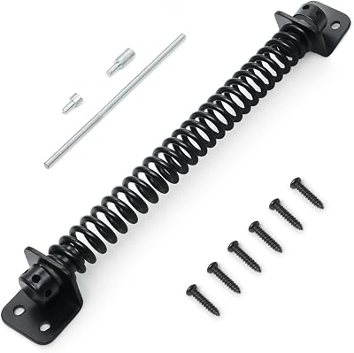 ZAVIA Gate Spring Closure 10 Inch Adjustable Metal Spring Automatic Door Closer