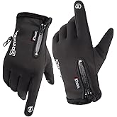 GORELOX Winter Warm Gloves,Touchscreen Cold Weather Driving Gloves Windproof Anti-Slip Sports Gloves for Cycling Running Skiing Hiking Climbing,Men & Women