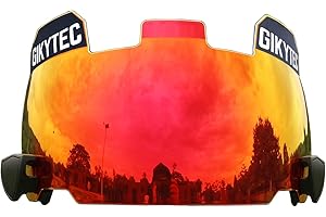 GIKYTEC Football Helmet Visor, Scratch Resistant, for Helmet Fits Youth and Adult Football Helmets