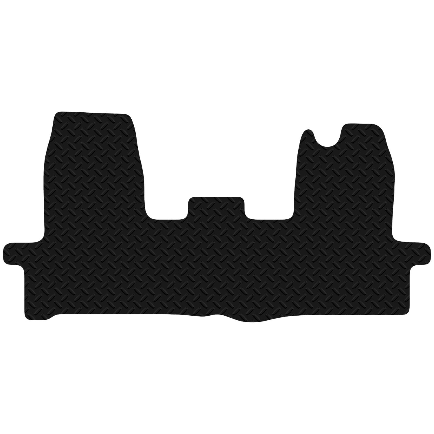 Carsio Van Mats For Ford Transit Van 2014 - Onwards Tailored Fit Rubber Floor Mat Set Complete Accessory Black Custom Fitted - Anti-Slip Backing, Heavy Duty & Waterproof