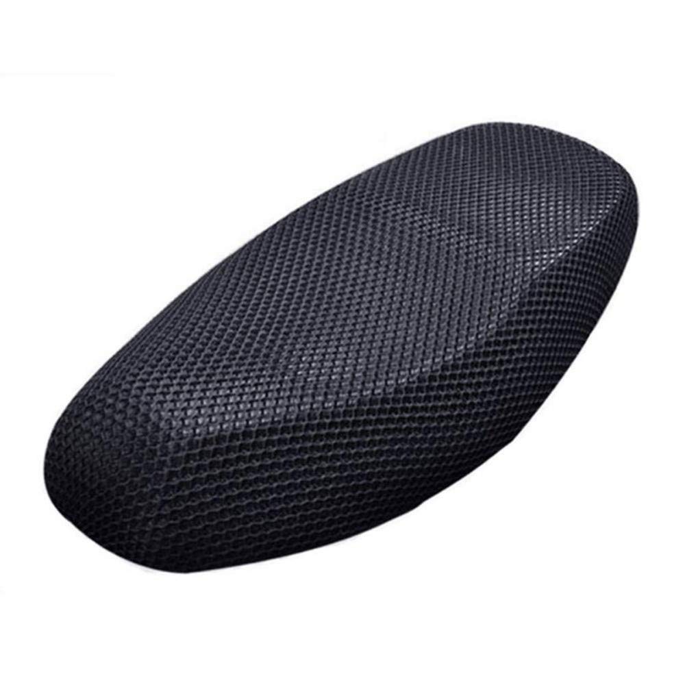 Motorcycle Seat Cover Breathable Chair Protector Cushion Seat Breathable Resilient Mesh Net Scooter Mat Bike Bicycle Anti-Slip Protection (M)