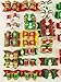 Hixixi 24pcs/12pairs Pet Dog Cat Christmas Designs 3D Hair Bows for Xmas Holidays Puppy Grooming Hair Accessories with Rubber Bands