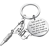 FUSTMW Tattoo Charm Keychain - Tattoo Gifts for Artists & Lovers