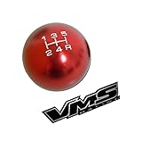 10x1.5mm Thread Threaded 5 speed Shift Knob in RED