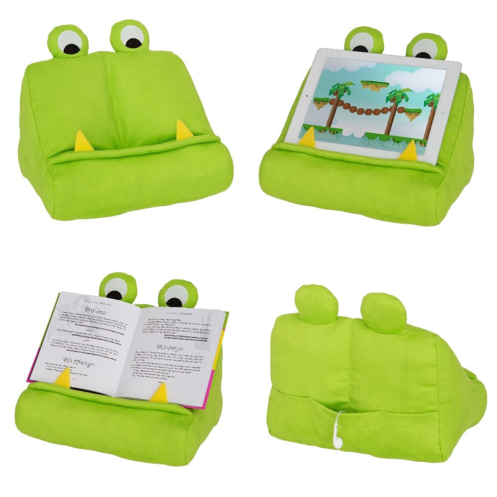 Gifts for Readers & Writers Support pour iPad et Tablette Universel pour Enfants Cuddly Reader | Porte-Livre | Coussin de Lecture | Lecture au Lit, à la Maison | Compatible avec Téléphones, Liseuses