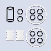 FixoTech Soft Serve Ice Cream Machine Parts, 15-Piece Replacement Kit with Gaskets &amp; O-Rings for Vevor &amp; YIKAFU Ice Cream Maker Accessories