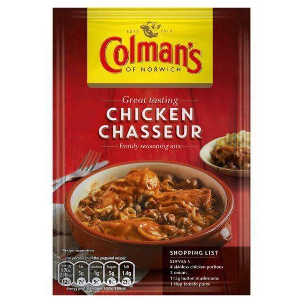 Amazon Com Colman S Chicken Chasseur Recipe Mix 43g Grocery Gourmet Food
