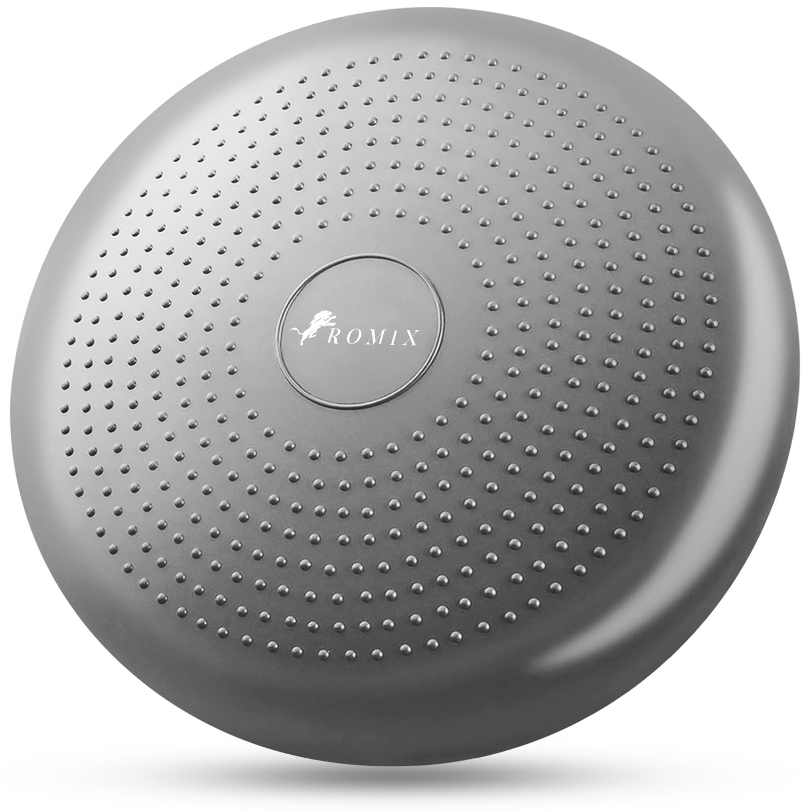 ROMIX Wobble Cushion, 34CM Inflatable Air Stability Cushion Balance Board with Pump, Non-slip Balance Disc Sitting Posture Trainer Wiggle Seat for Home Office Chair, Physio Therapy