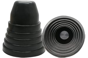 KOOMTOOM LED Dust Cover Headlight Rubber Seal Cap LED Xenon Flexible Car Headlight Dustproof Housing Shell Cap 50mm 55mm 65mm 70mm,Pack of 2