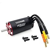 Surpass Supersonic Rc Brushless Motor 3674 1650kv, 4 Poles and Built in Temperature Sensor Motor and Sensor Port for 1/10 RC Car Vehicle