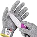 NoCry Cut Resistant Gloves for Kids, XS (8-12 Years) - High Performance Level 5 Protection, Food Grade. Free Ebook Included!