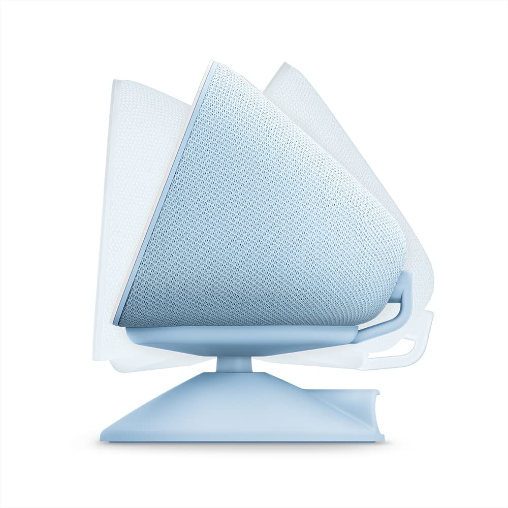 Echo Show 5 (3.ª generación) con soporte ajustable y puerto de carga USB-C | Nube azul