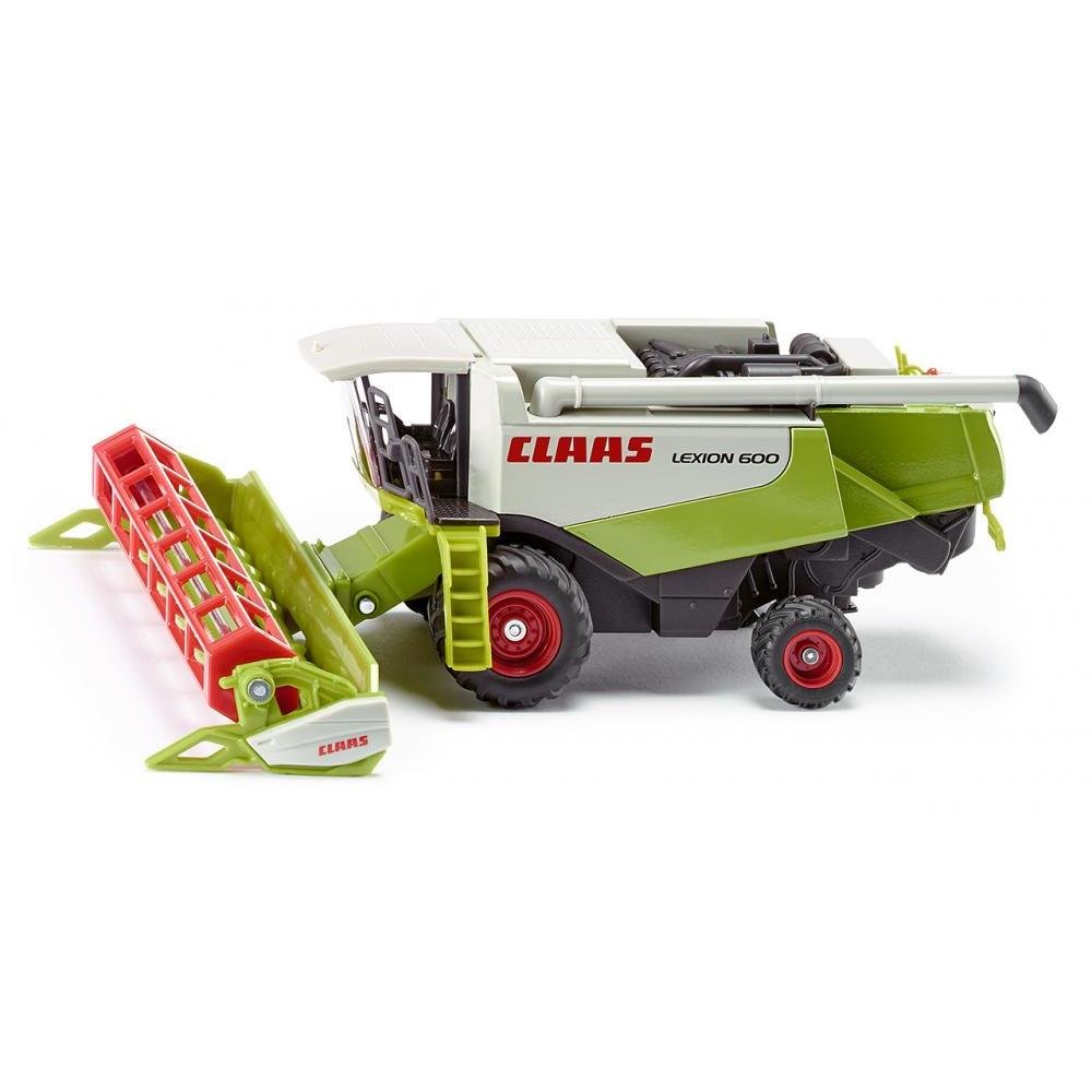 siku 1991, Claas Combine Harvester, 1:50, Metal,Plastic, Green,Red, Movable parts