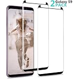 Juzihao Samsung Galaxy S9 Screen Protector [2 Pack] Galaxy S9 Tempered Glass 3D Curved Full Coverage HD Ultra Clear 9H Hardness Film [Case Friendly] for Samsung Galaxy S9(5.8") 2018 released