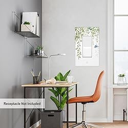 Pznen Hanging Eucalyptus Leaves Single Rocker
