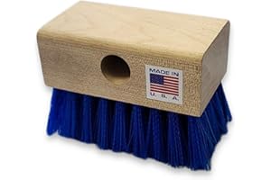 DESTROYER PLASTICS Destroyer One Year Manufacture Warranty Professional Swimming Pool Brushes Made in The USA (Tile Brushes, Tile Brush 4.75" Blue)