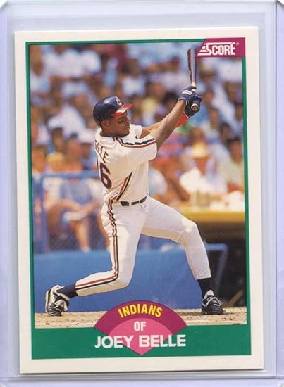Amazon Joey Belle Rookie Card 1989 Score 106T Cleveland Indians 