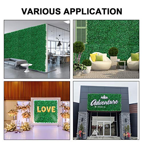 Artificial Boxwood Panels 24 x 16 Inch Faux Boxwood Hedge Wall Panel