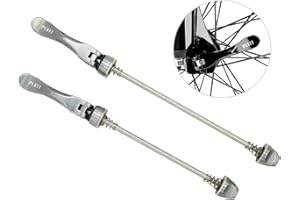 PLATT Bike Quick Release Skewers MTB Wheel Hub Skewers Front and Rear Axle Fit for Road Bike,Mountain Bike, BMX (1Pair)
