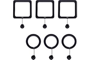 UAIAGM Fish Feeding Ring, Automatic Aquarium Accessory, Prevents Uneaten Food, Ideal for Busy Owners, Made from Durable Materials, Easy to Install and Adjust