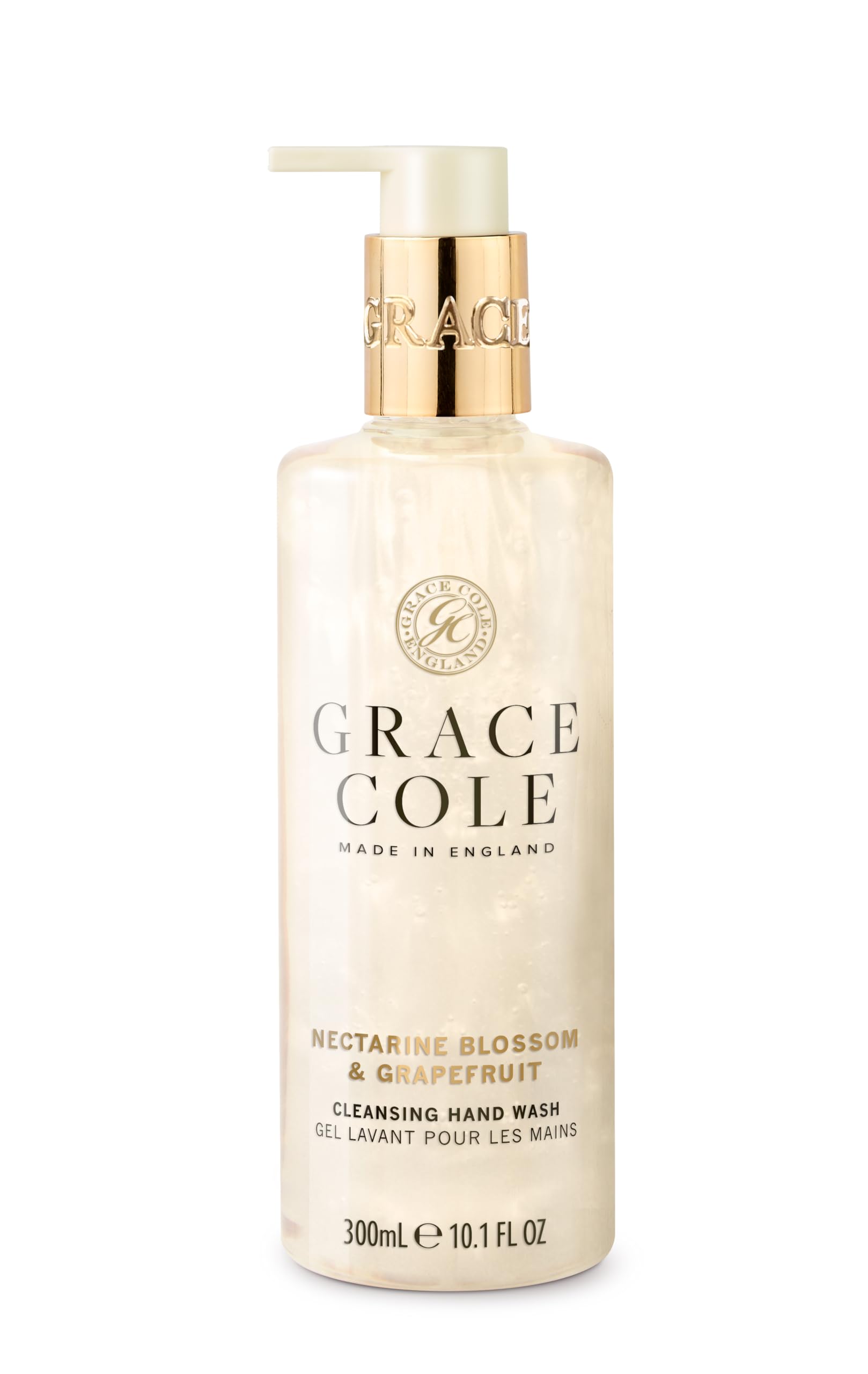 Grace Cole Nectarine Blossom and Grapefruit Hand Wash 300ml - Essential Oils - Moisturising Liquid Soap - Vegan and Cruelty Free, No SLS or Parabens - Made in England — image 1