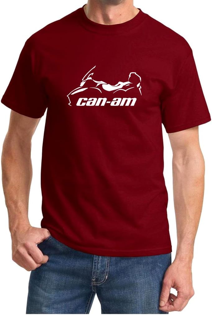 Can Am Spyder Roadster RT Classic Motorcycle Outline Design Tshirt