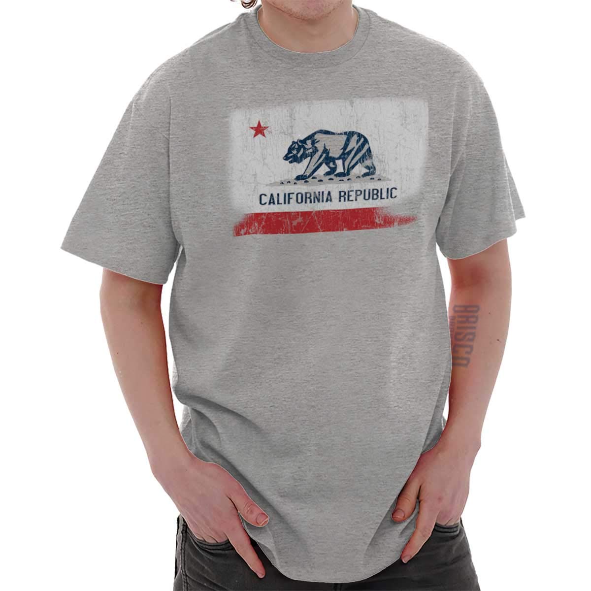  California Republic State Flag Ca Bear Star Tee T Shirt
