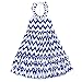 Jane'S Mall Kids Girls Backless Wave Stripe Maxi Long Sundress Boho Dress Skirt, Blue, 110CM FOR 4-5YEARS