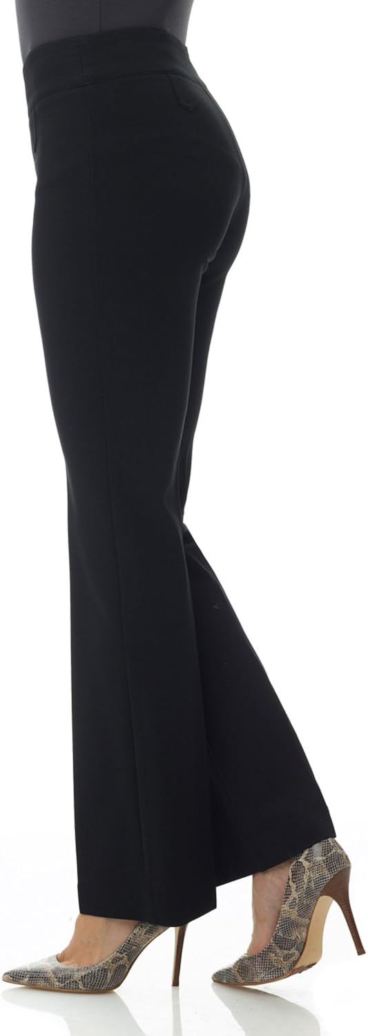 Rekucci Women's Secret Figure Pull-On Knit Bootcut Pant w/Tummy Control at  Women’s Clothing store