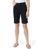 Gloria Vanderbilt Womens Amanda Bermuda High Rise Short Standard